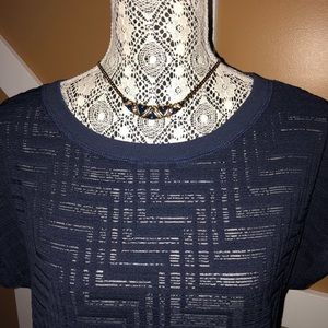 Navy Blue Halogen Shirt